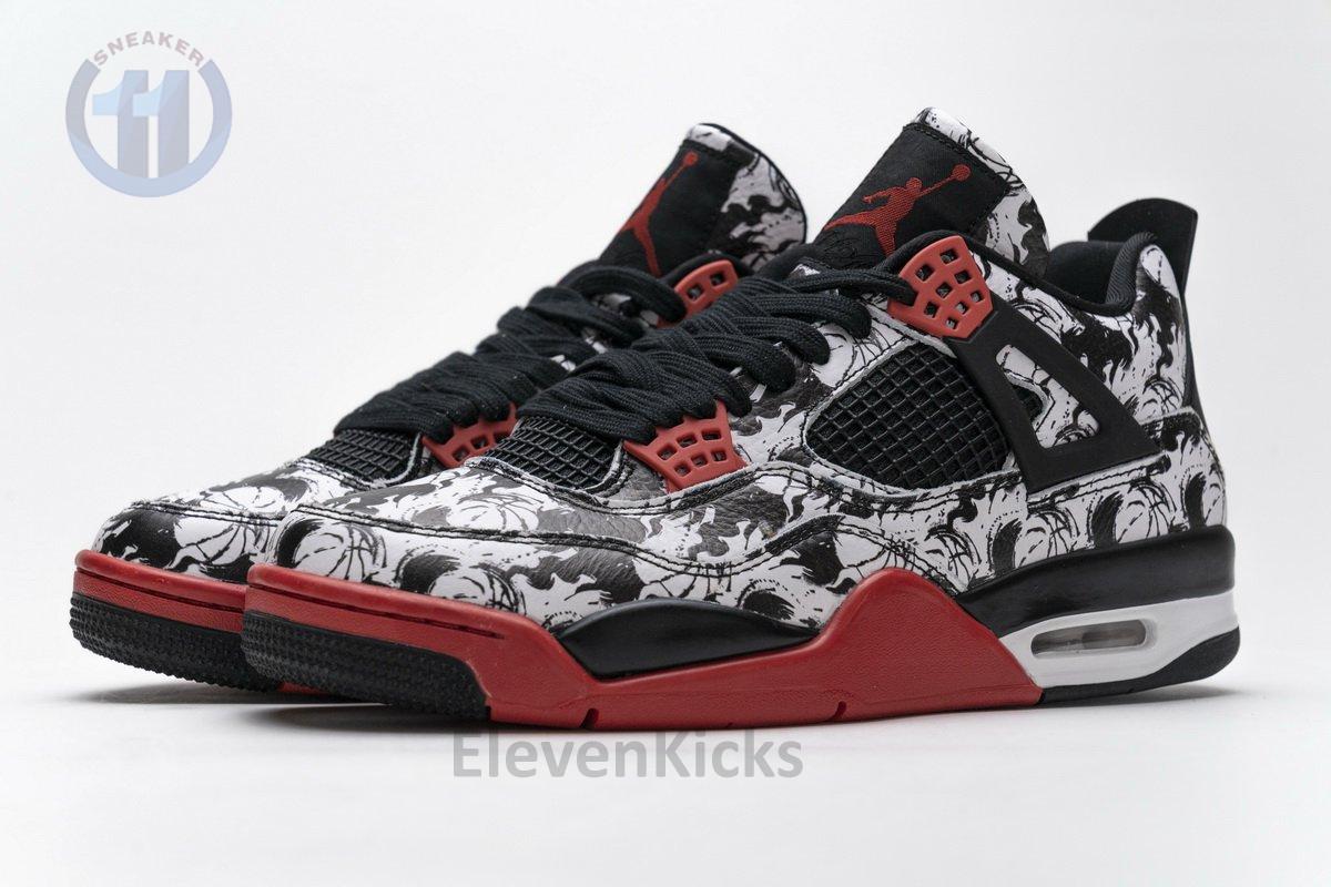 BQ0897-006 Air Jordan 4 Retro Singles Day Tattoo