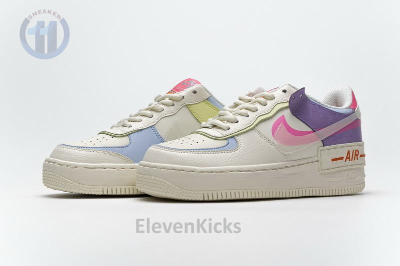 CU3012-164 Nike W Air Force 1 Shadow Pale Ivory Pink