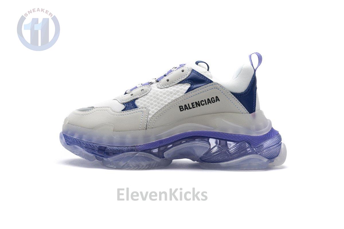 544351 w09e1 1322 Ba*len*cia*ga triple s white purple