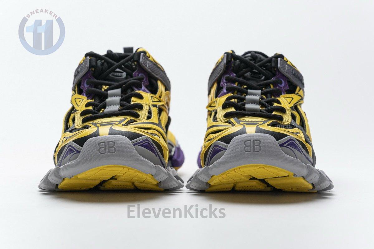 570391 W2GN1 2027 Blenciaga Track 2 Sneaker Yellow Black