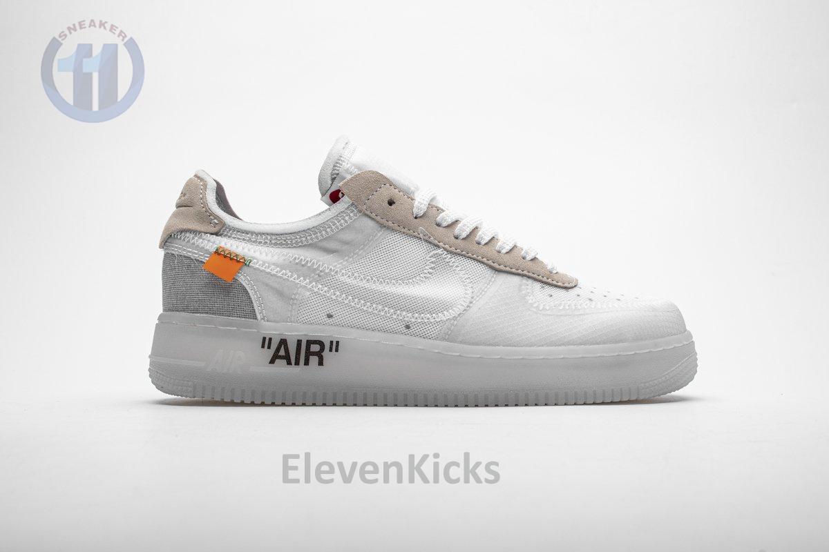 AO4606-100 OFF White X Air Force 1 Low White