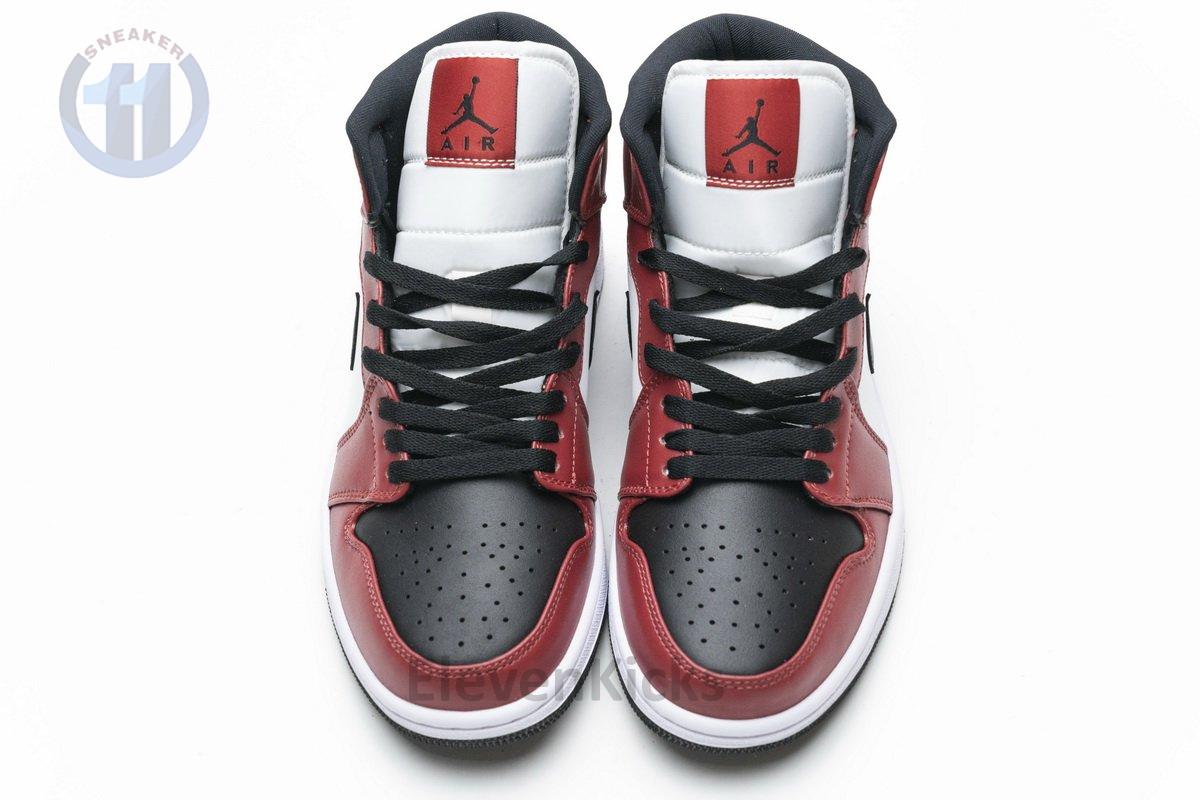 554725-069 Air Jordan 1 Mid Gym Red