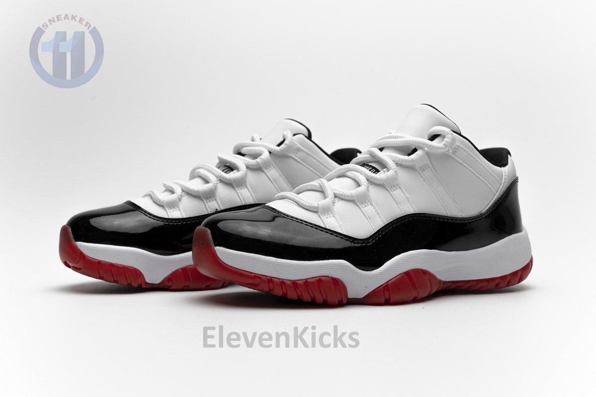 AV2187-160 Air Jordan 11 Low “White Bred”