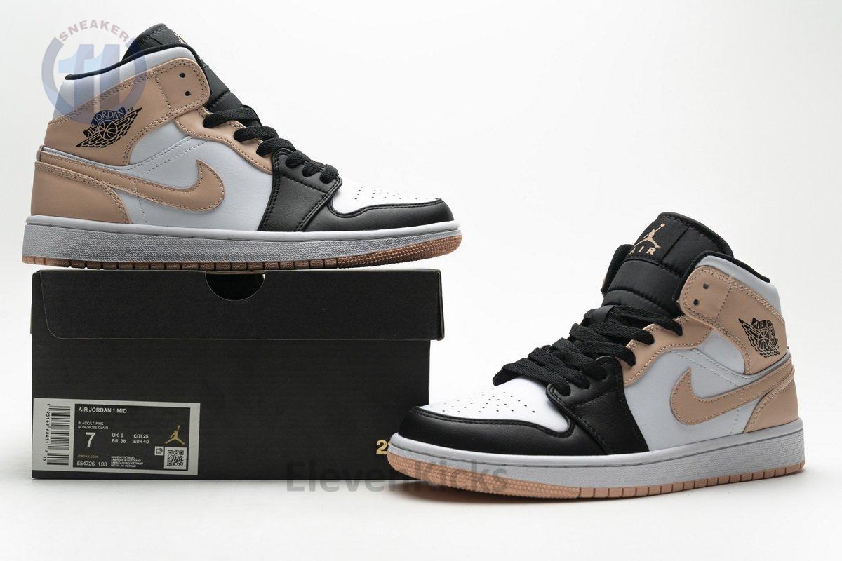554725-133 Air Jordan 1 Mid Crimson Tint