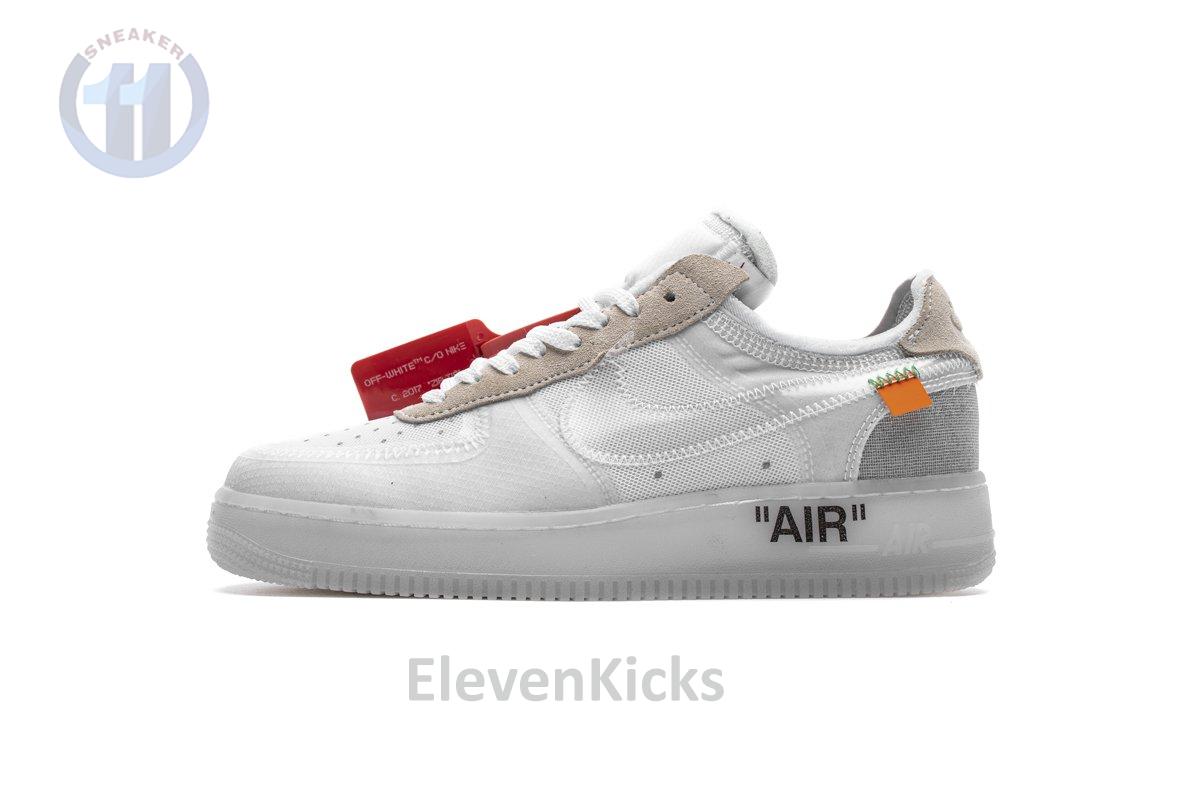 AO4606-100 OFF White X Air Force 1 Low White