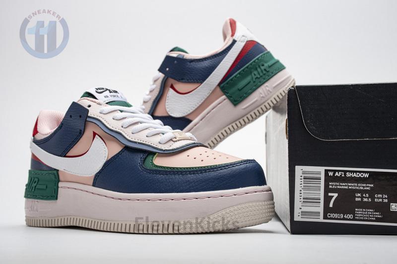 CI0919-400 WMNS Nike Air Force 1 Shadow Mystic Navy