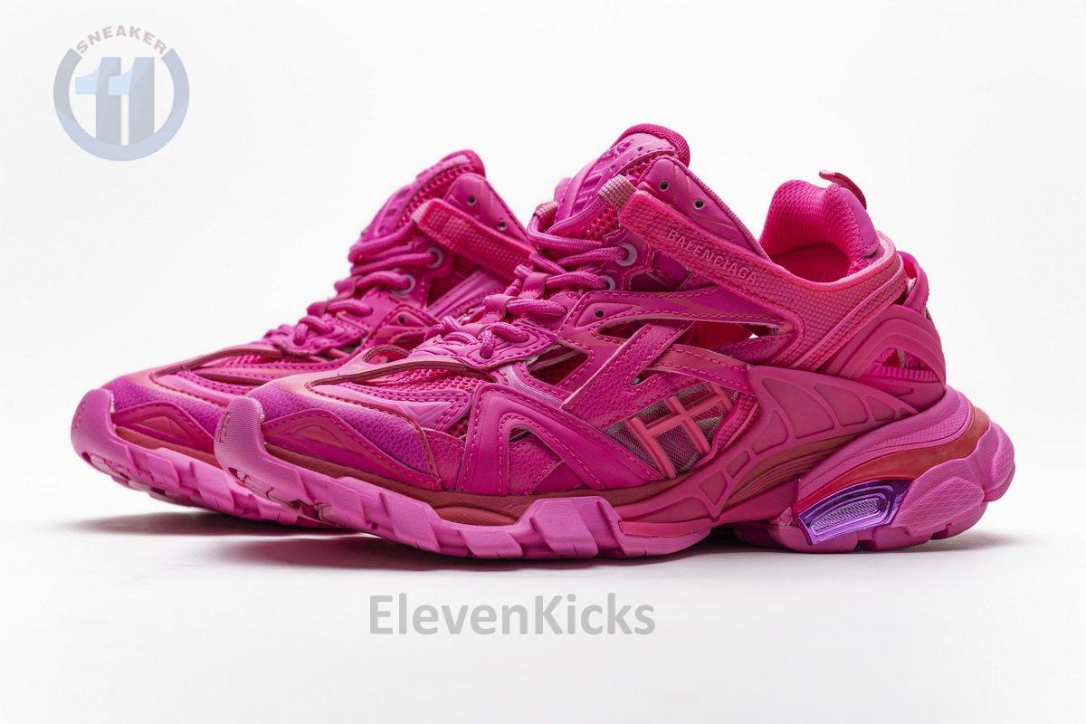 568615 W2FC1 5845 Blenciaga Track 2 Sneaker Fluo Pink