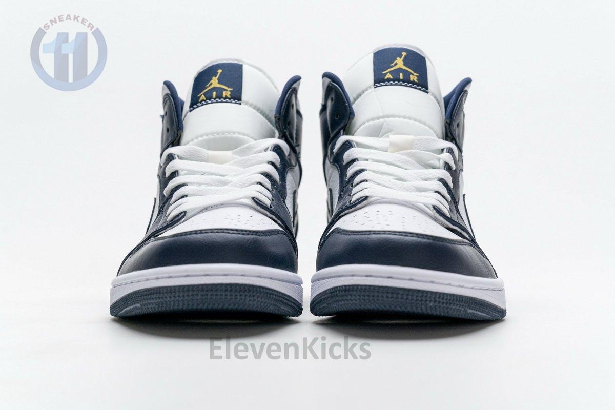 554724-174 Air Jordan 1 Mid Obsidian