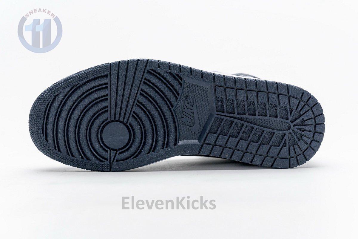 554724-174 Air Jordan 1 Mid Obsidian