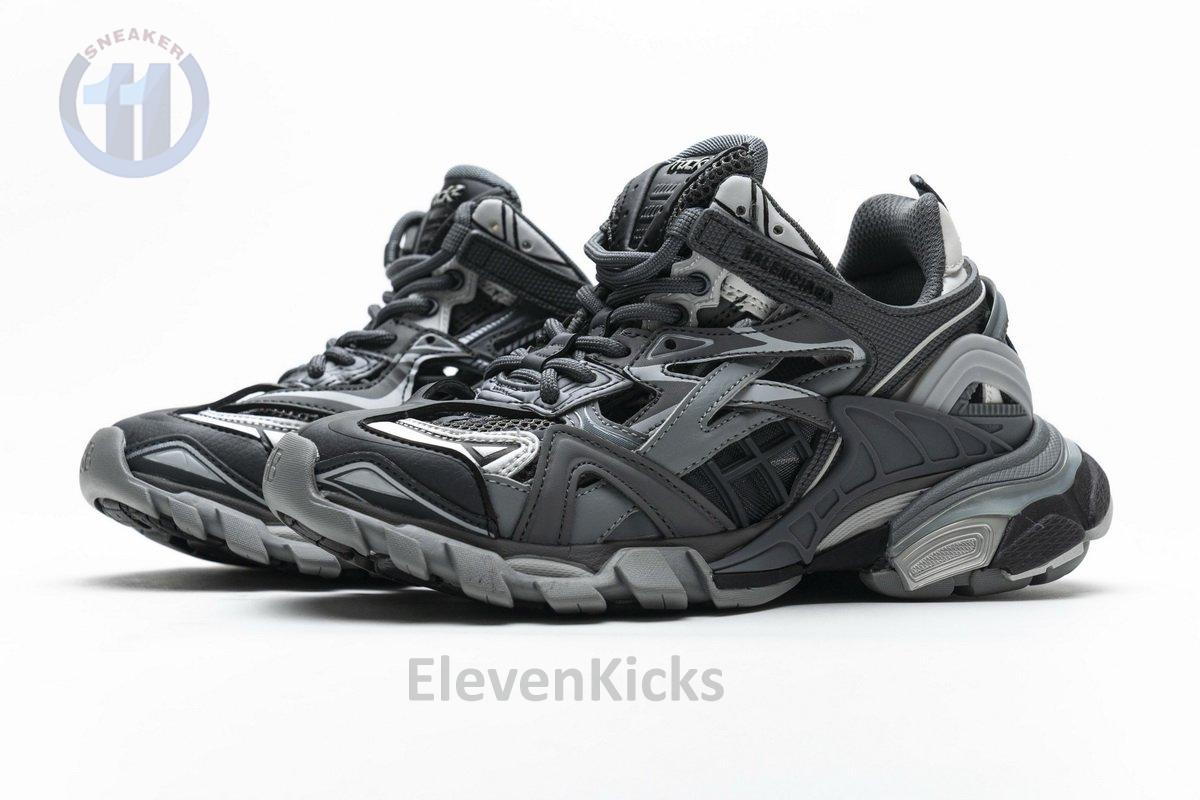 568615 W2GN3 1285 Blenciaga Track 2 Sneaker Charcoal