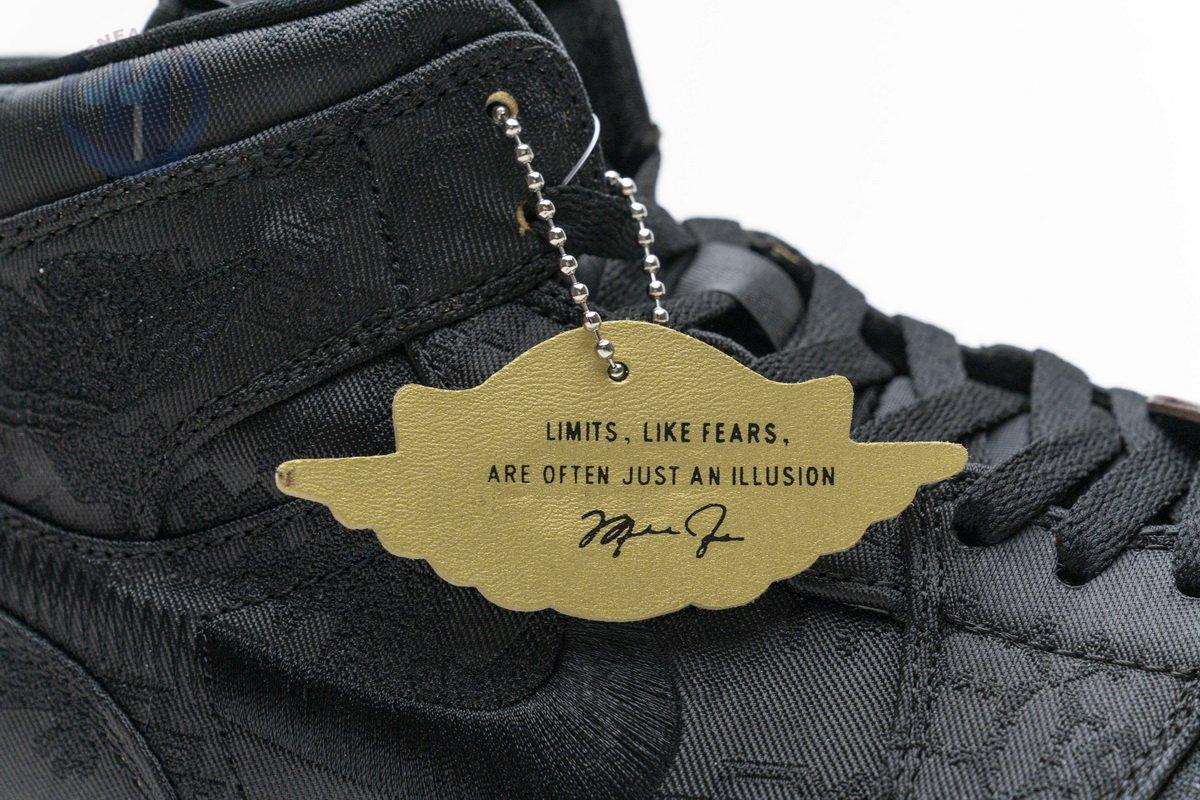 CU2804-300 Edison Chen x Air Jordan 1 Mid “Fearless Black”