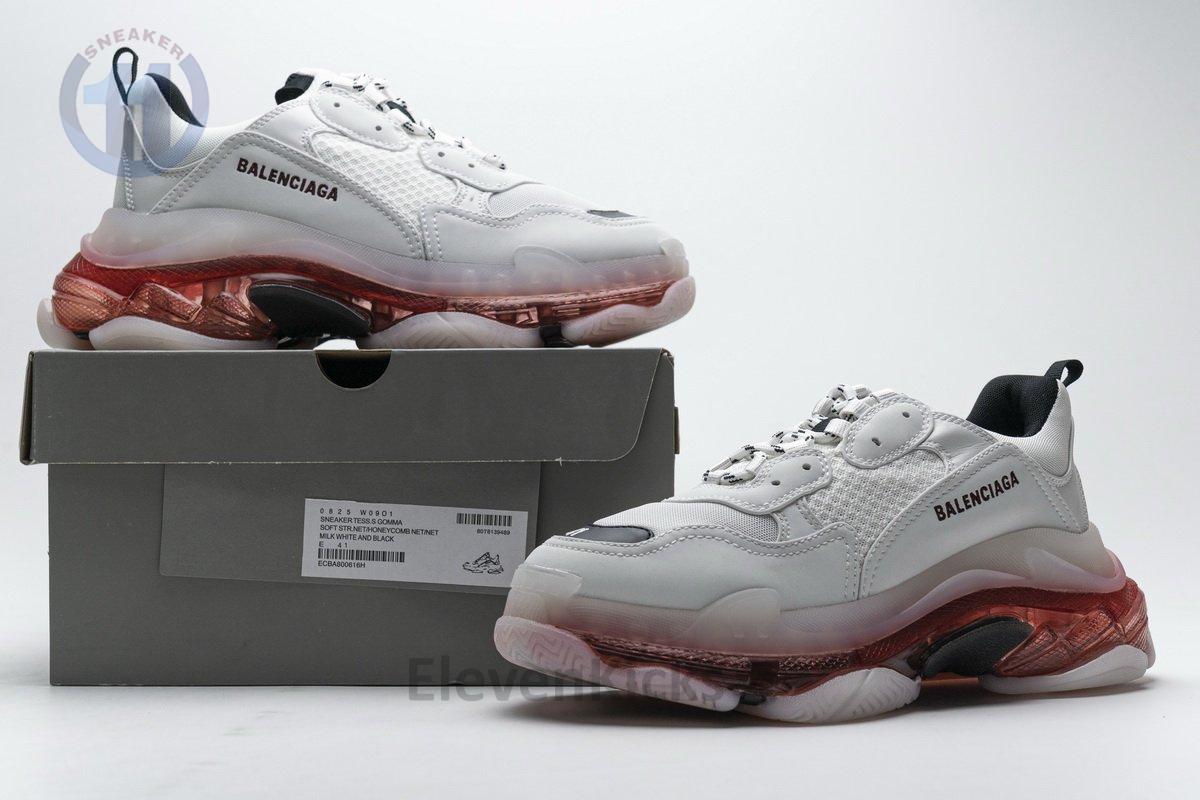 0625 w09o1 Ba*len*cia*ga triple s milk white black