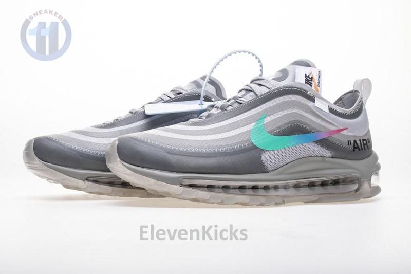 OFF WHITE X Nike Air Max 97 “Wolf Grey Menta” AJ4585-012