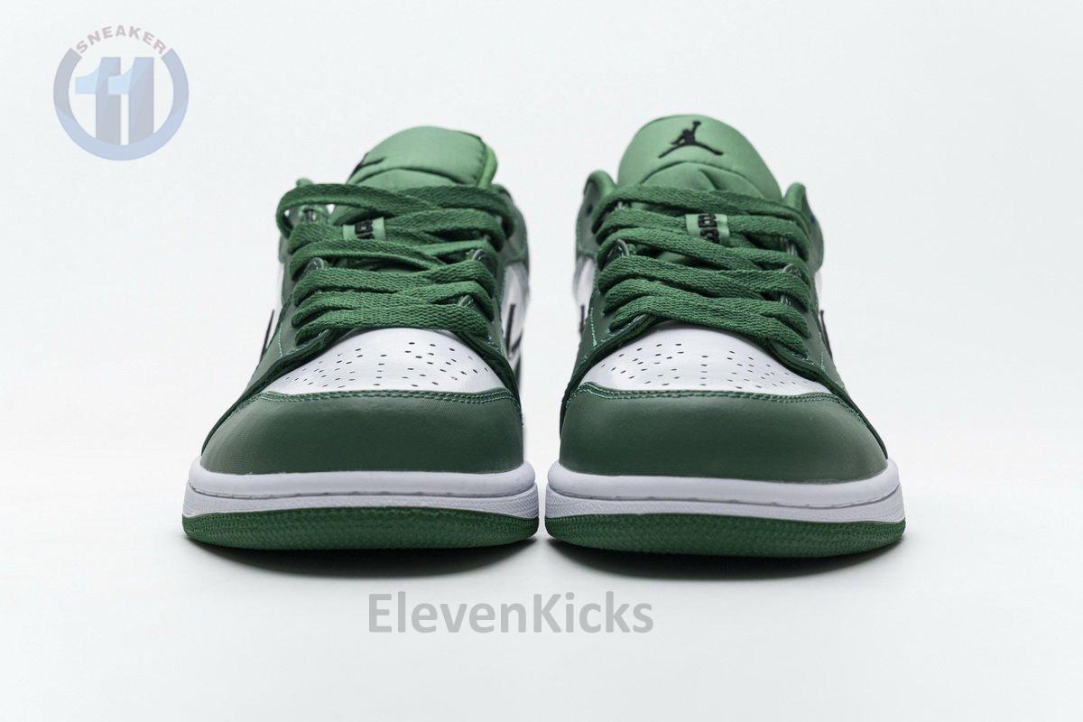 553558-301 Air Jordan 1 Low Pine Green