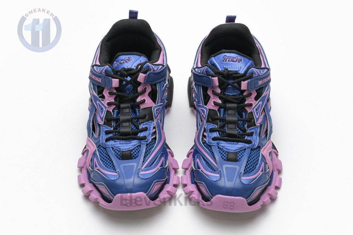 570391 W2GN3 4050 Blenciaga Track 2 Sneaker Blue Pink
