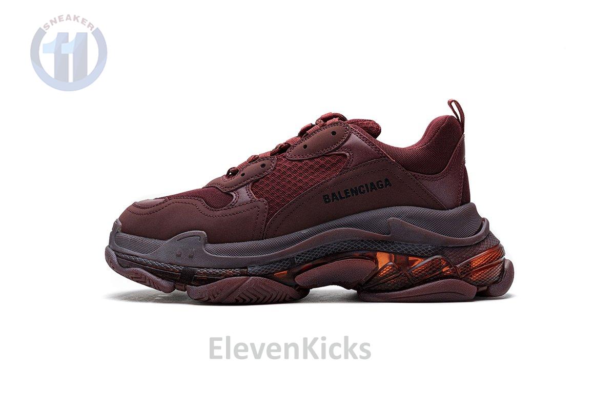 541624 w09e1 1628 Ba*len*cia*ga triple s red wine