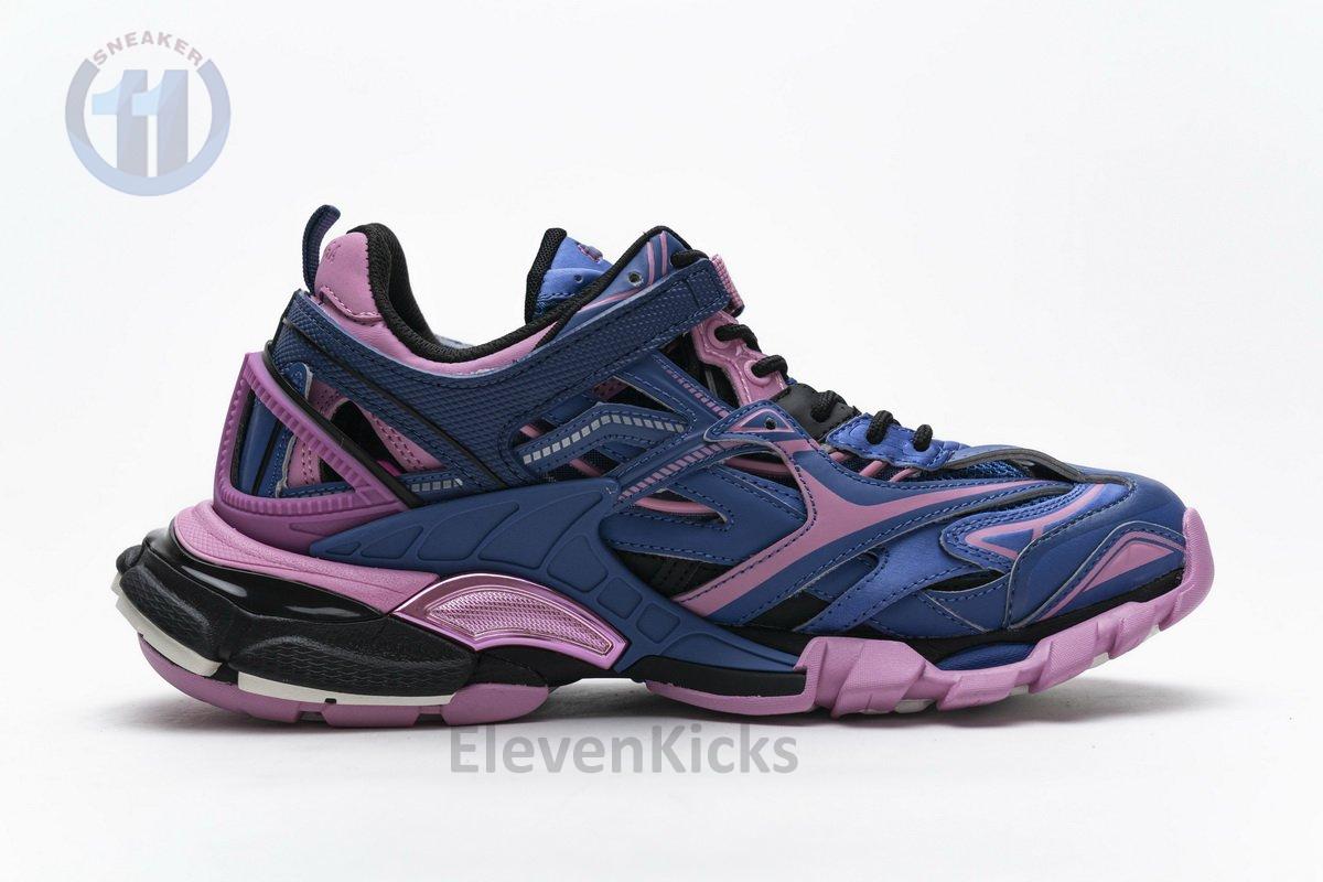 570391 W2GN3 4050 Blenciaga Track 2 Sneaker Blue Pink