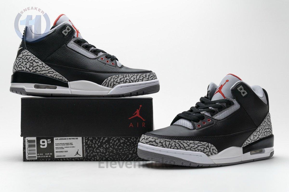 854262-001 Air Jordan 3 Retro OG ‘Black Cement’