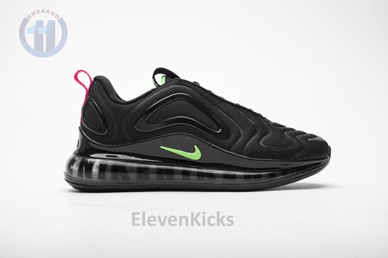 CQ4614-001 Air Max 720 Black Hyper Pink Scream Green