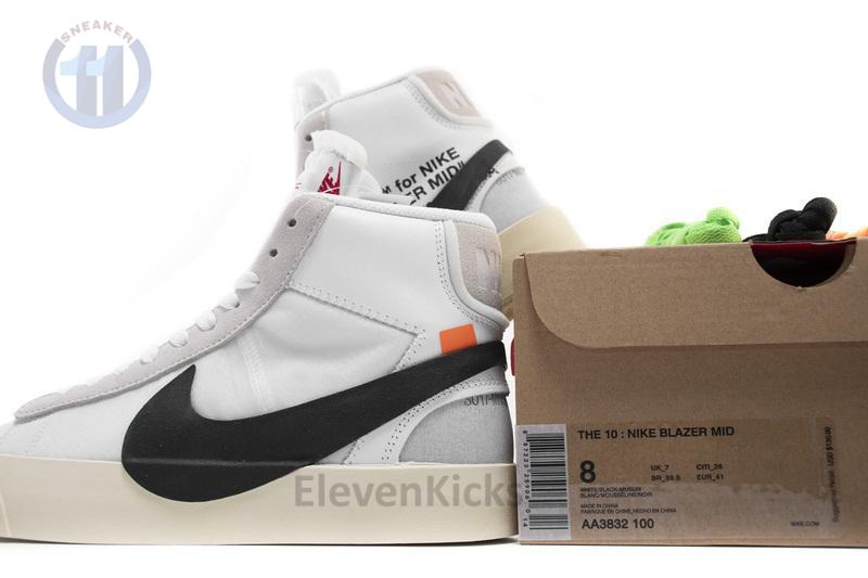 OFF WHITE X Nike Blazer Mid AA3832-100 Grim Reaper