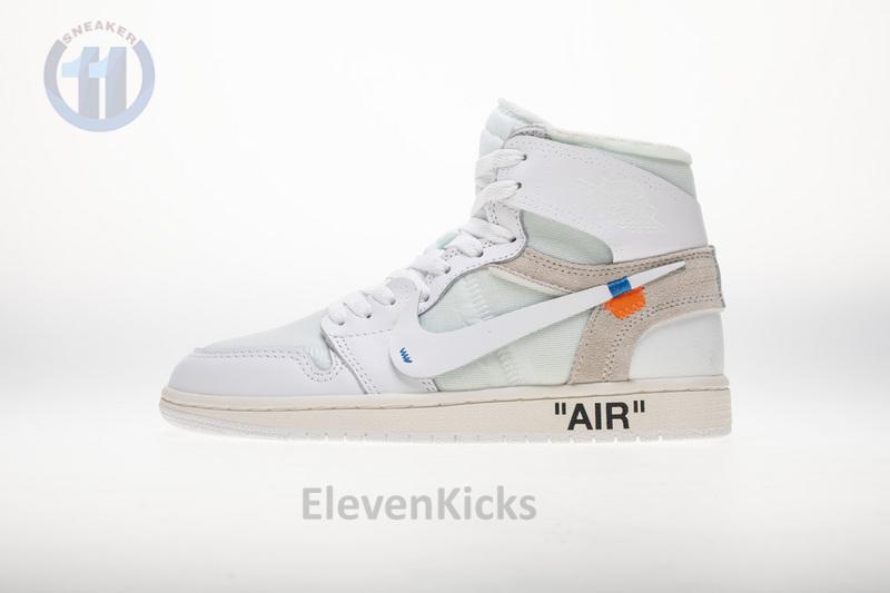 OFF WHITE X Air Jordan 1 AQ0818-100 White