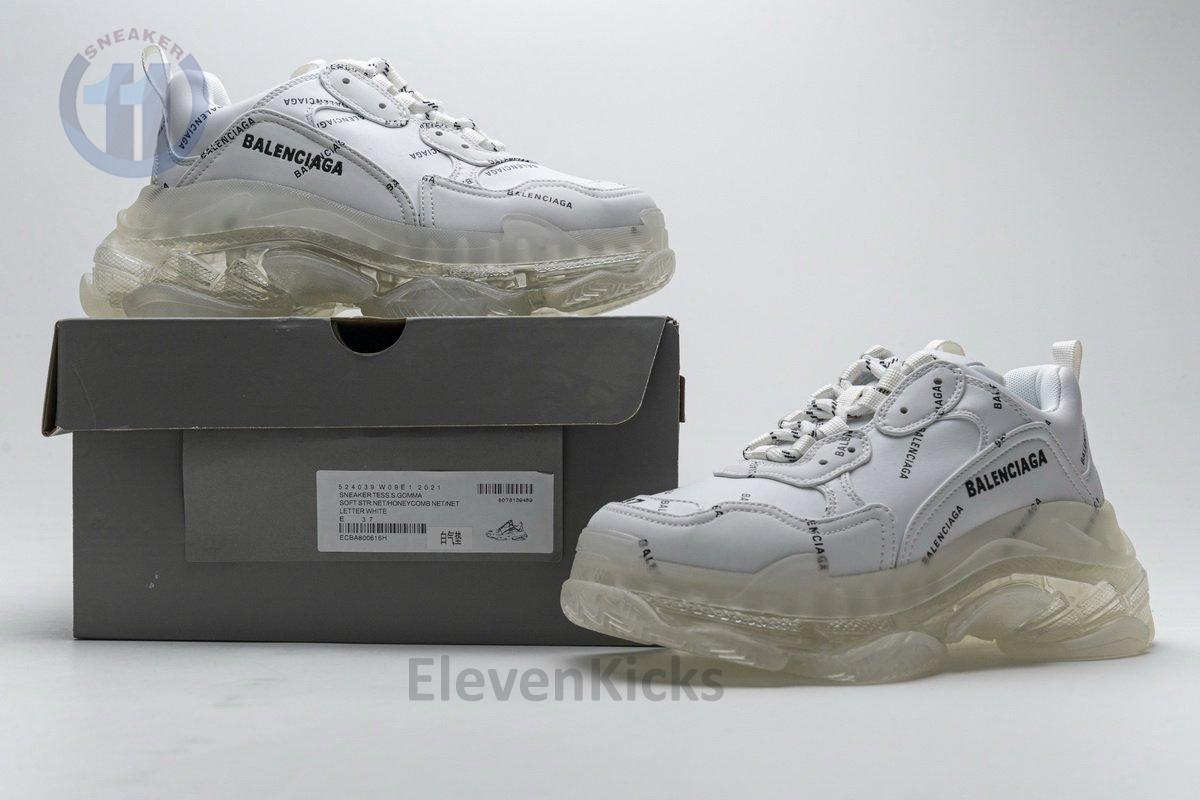 524039 w09e1 2021 Ba*len*cia*ga triple s letter white