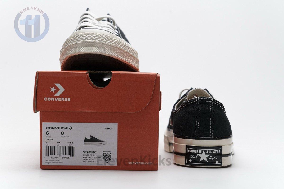 162058C Converse Chuck 70 OX Black Egret