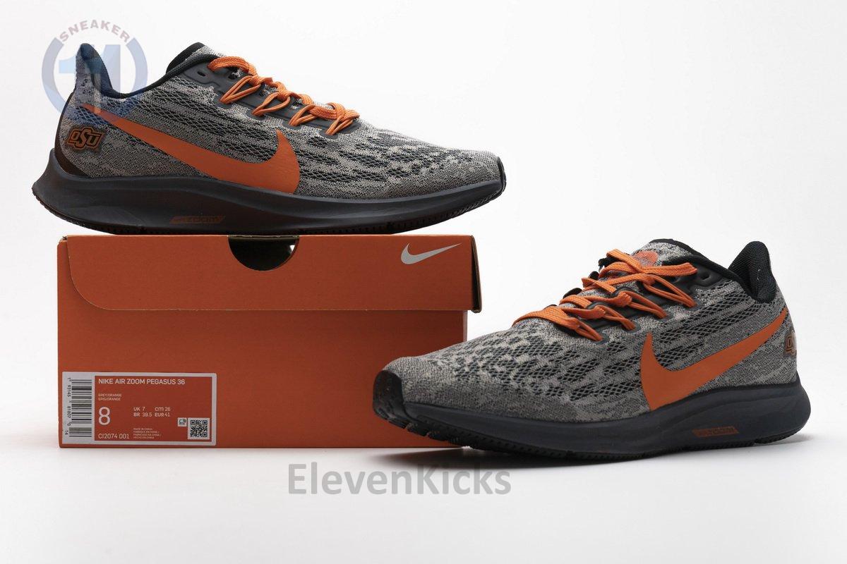 CI2074-001 Nike Air Zoom Pegasus 36 Grey Orange