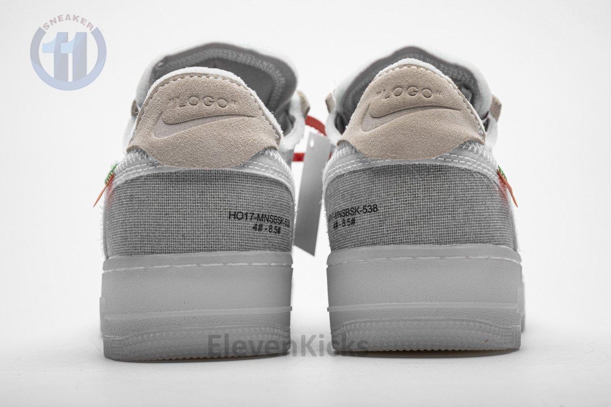 AO4606-100 OFF White X Air Force 1 Low White