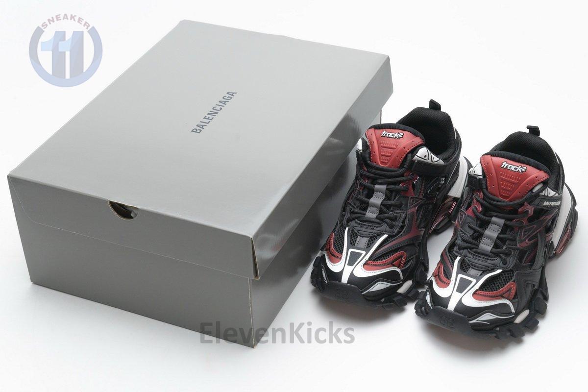 568615 W2GN3 6000 Blenciaga Track 2 Sneaker Burgundy