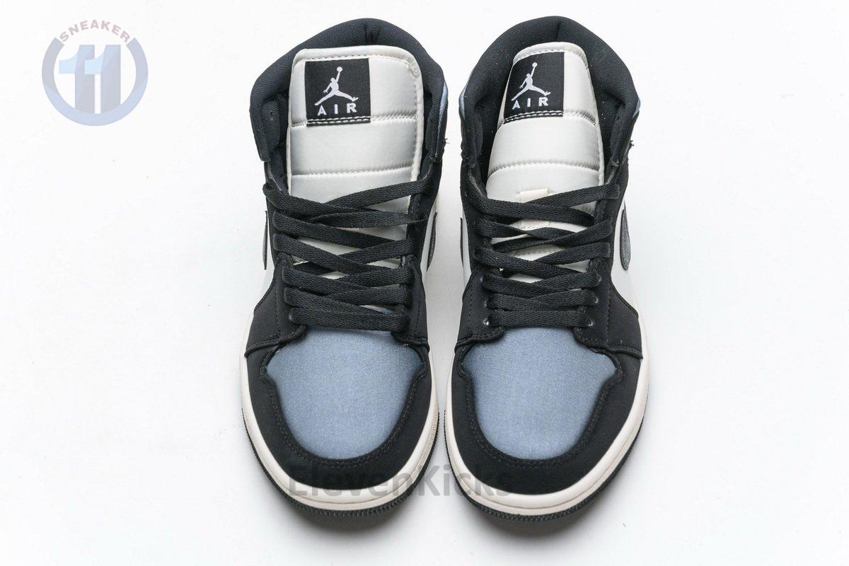 852542-011 Air Jordan 1 Mid SE “Satin Grey”