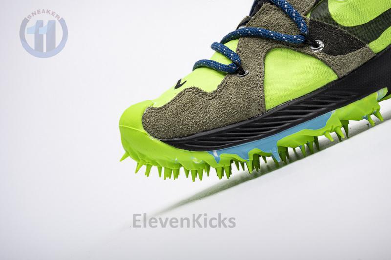 OFF WHITE X Nike Zoom Terra Kiger 5 White Electric Green CD8179-300