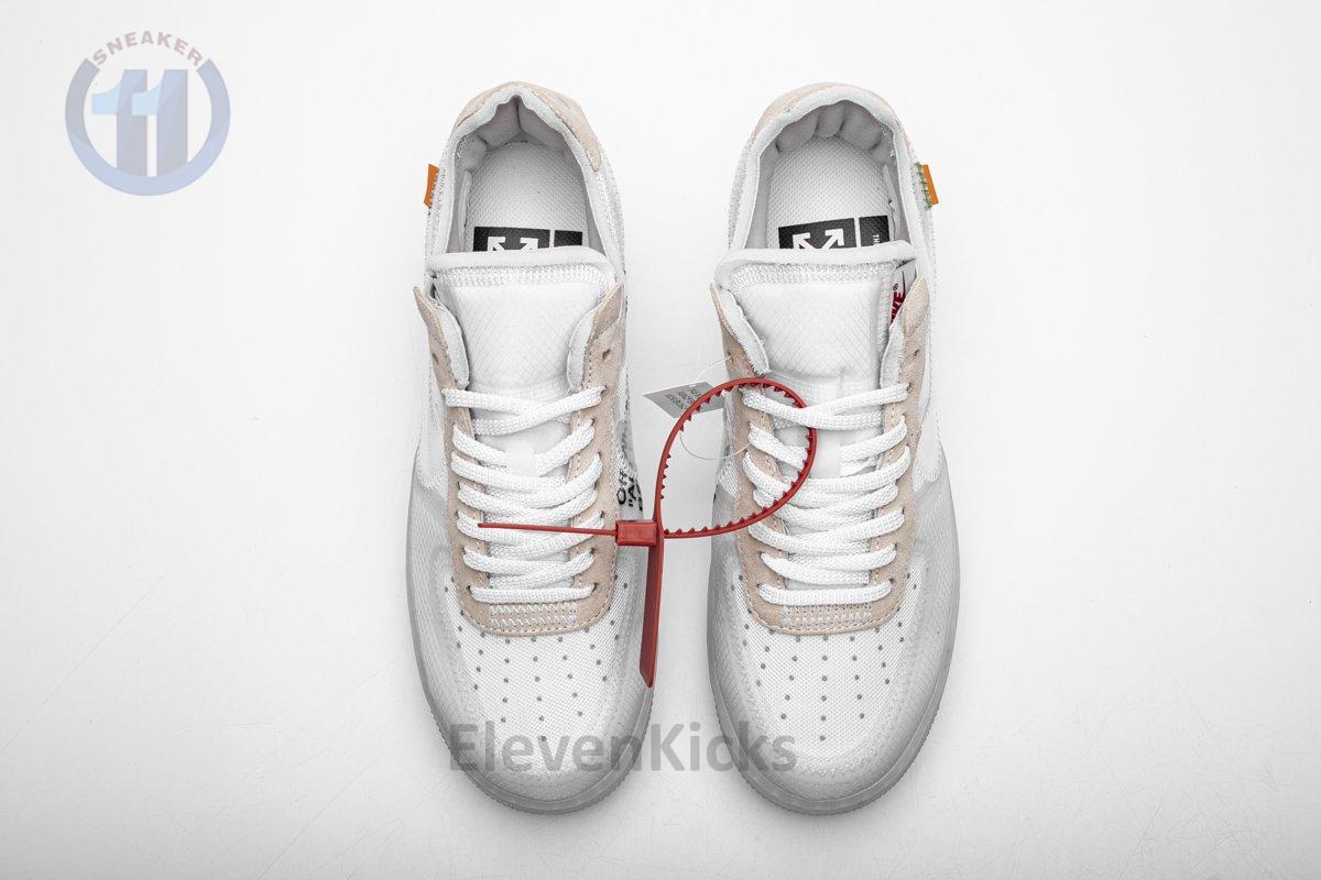 AO4606-100 OFF White X Air Force 1 Low White