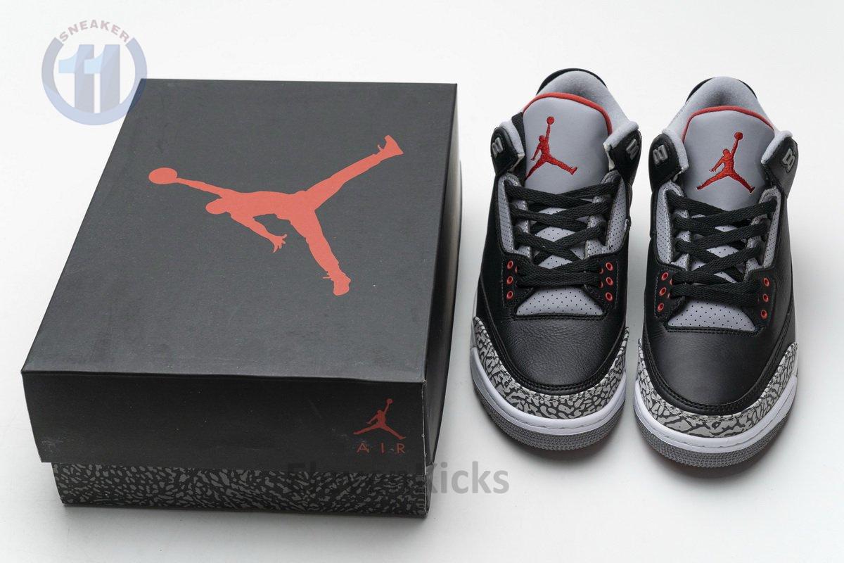 854262-001 Air Jordan 3 Retro OG ‘Black Cement’
