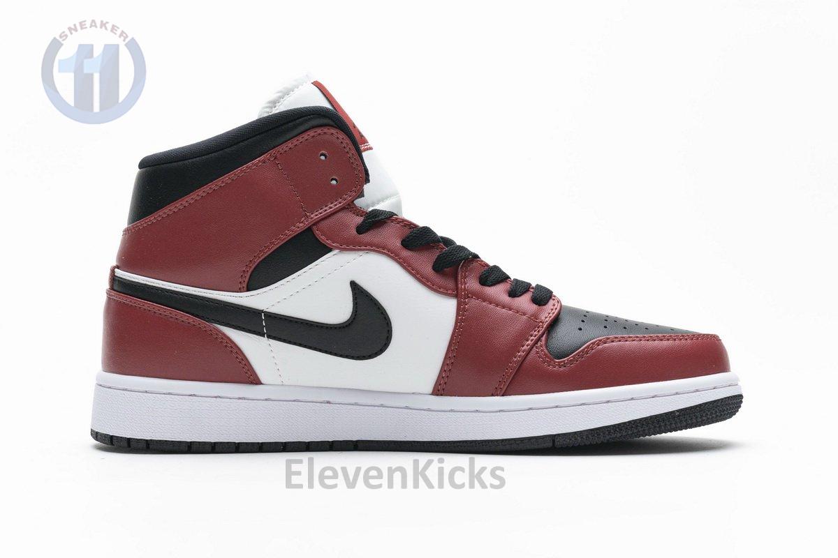 554725-069 Air Jordan 1 Mid Gym Red