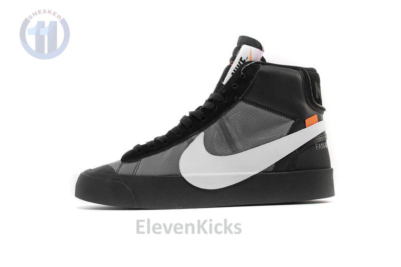 OFF WHITE X Nike Blazer Mid AA3832-001 Black
