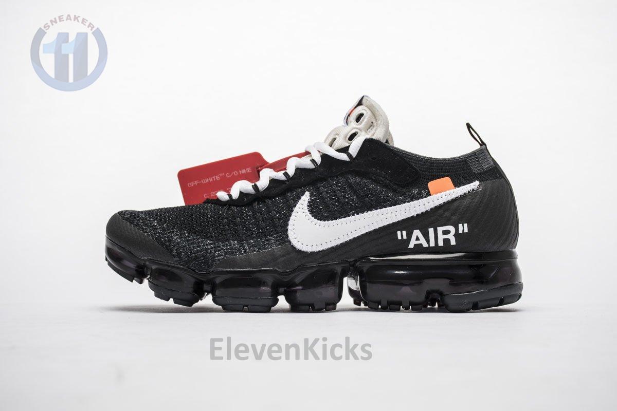 2018 1.0 AA3831-001 Off White x Nike Air VaporMax 2018 ‘All Black’