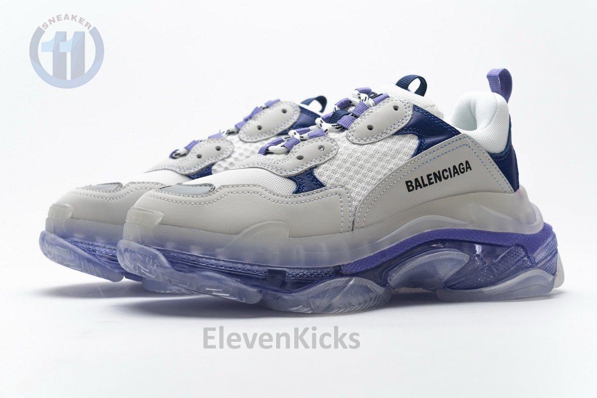 544351 w09e1 1322 Ba*len*cia*ga triple s white purple