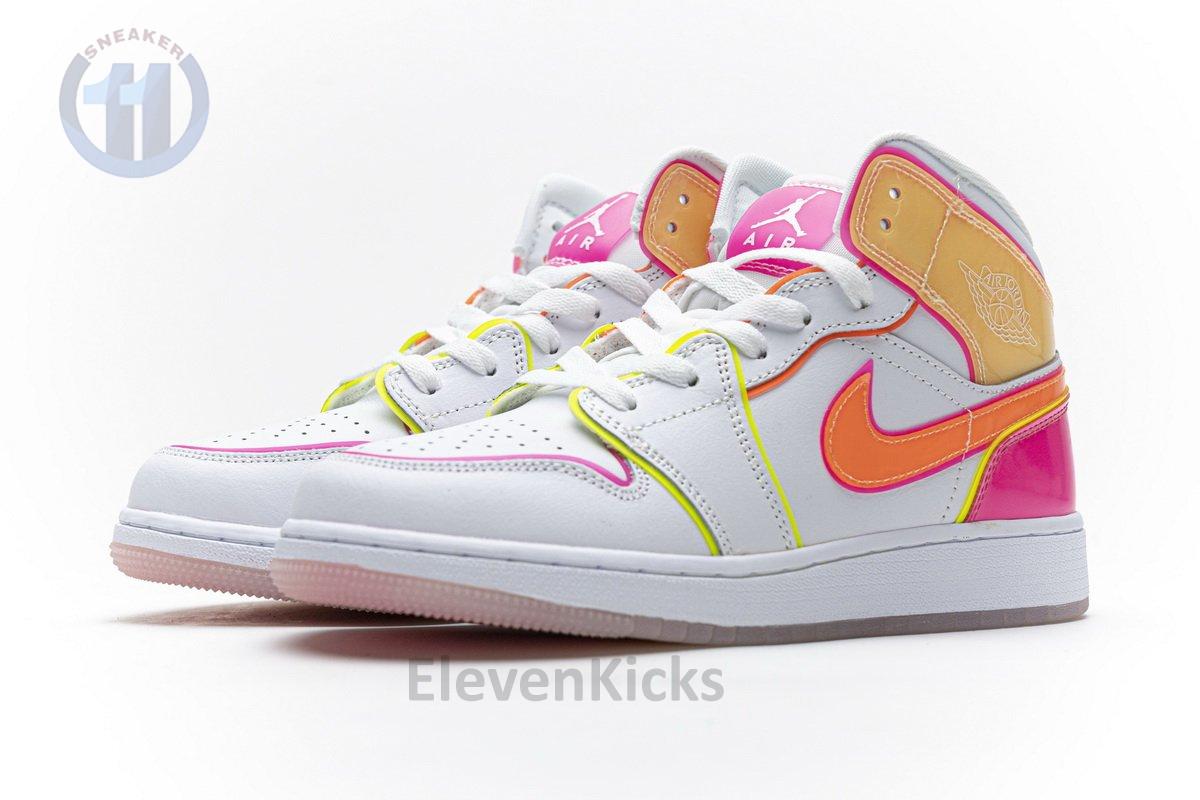 CV4611-100 Air Jordan 1 Mid GS “Edge Glow”