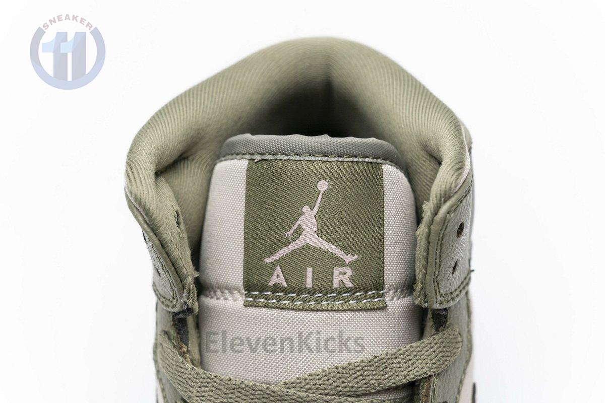 555112-225 Air Jordan 1 Mid GS Trooper Bleached Coral