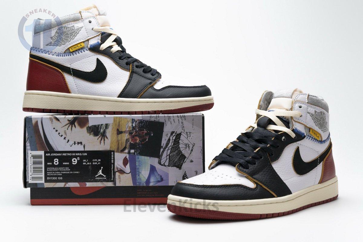 BV1300-106 Air Jordan 1 Retro High Union Los Angeles Black Toe