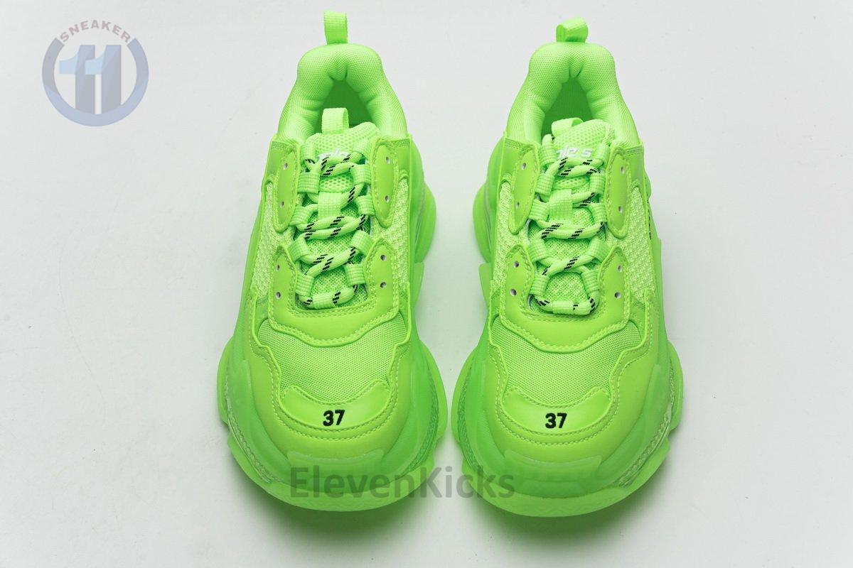 544351 w09o1 3802 Ba*len*cia*ga triple s fluorescent green