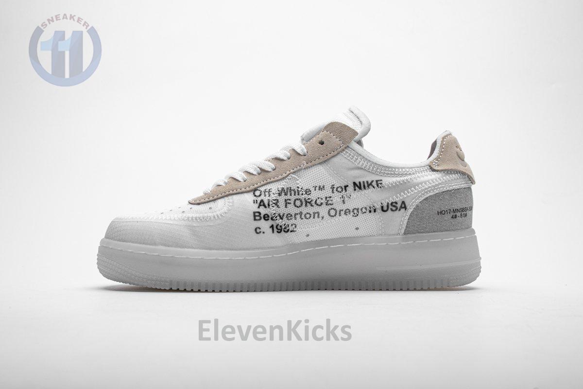 AO4606-100 OFF White X Air Force 1 Low White