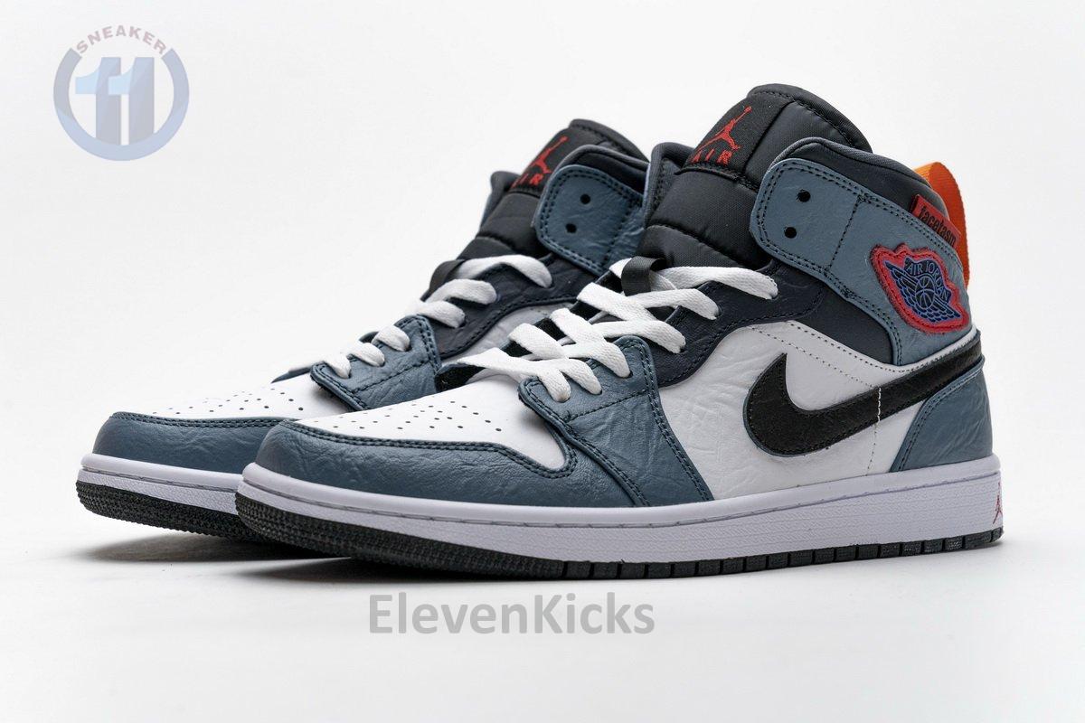 cu2802-100 air jordan 1 mid F**etasm blue teal