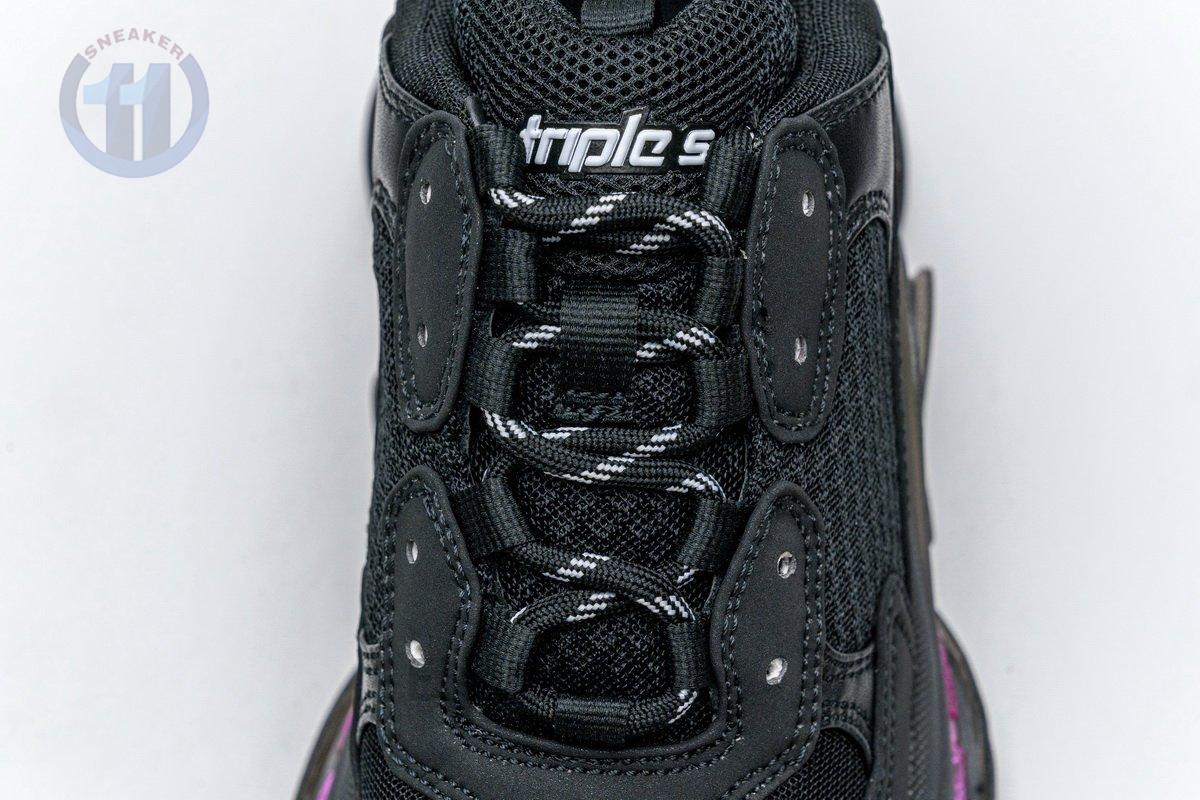 544351 w09o1 0829 Ba*len*cia*ga triple s black plum red