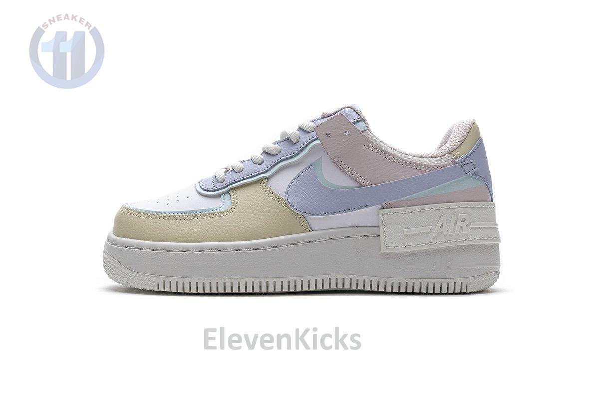 CI0919-106 Womens Air Force 1 Shadow White Ghost