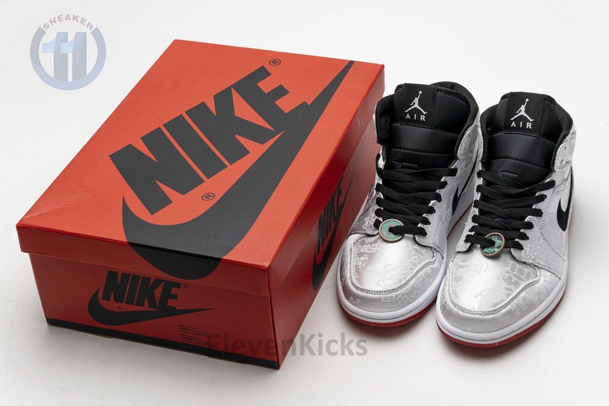 CU2804-100 Edison Chen x Air Jordan 1 Mid Fearless