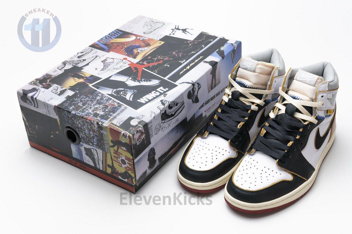 BV1300-106 Air Jordan 1 Retro High Union Los Angeles Black Toe
