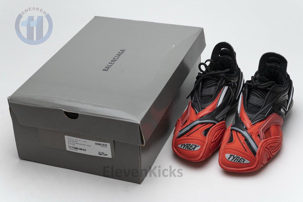 Ba*len*cia*ga tyrex 5.0 sneaker black red