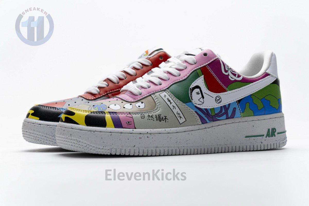 CZ3990-900 Ruohan Wang x Nike Air Force 1 Low（2020）